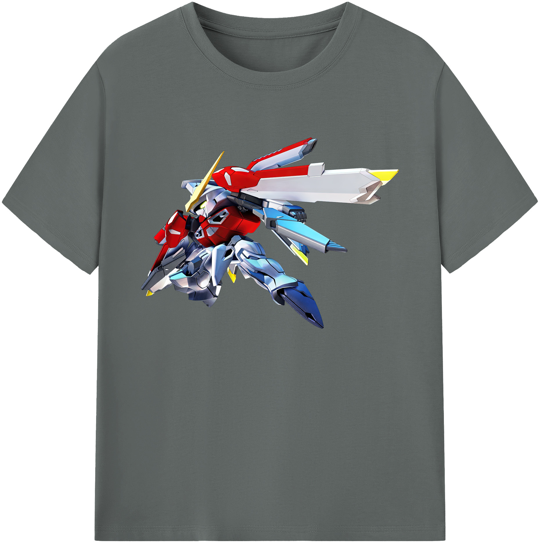 （画像用） 機動戦士ガンダム Mobile Suit Gundam 綿100％ メンズ半袖Tシャツ｜肌触りやわらか＆通気性
